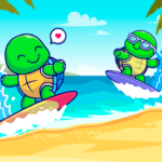 Las tortugas surfistas