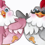 La gallina presumida y el pavo sabio